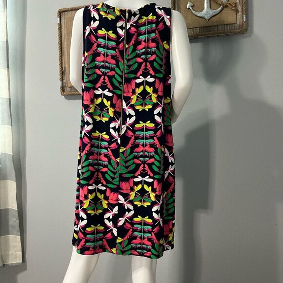 Crown & Ivy Woman Floral Sleeveless Dress - Black, Pink, Green - Picture 6 of 7